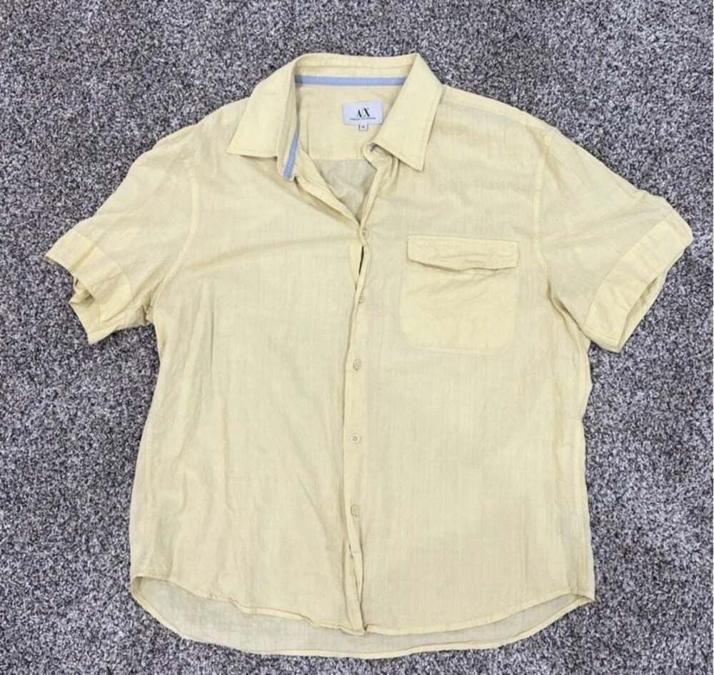 Armani Exchange A|X Short Sleeve Button-Down Shirt